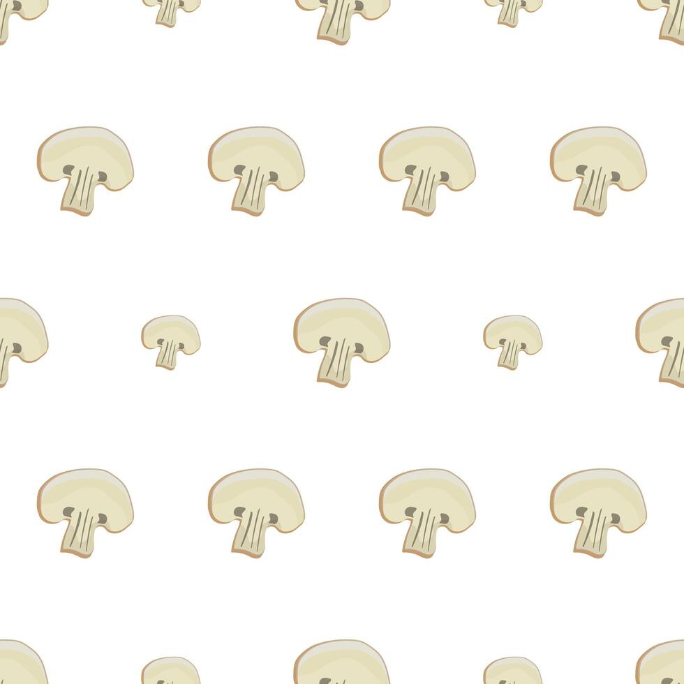 Seamless pattern with mushroom. Suitable for backgrounds, postcards, and wrapping paper. . vector