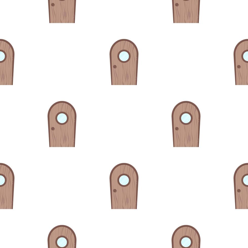 Seamless pattern with old wooden door. Suitable for backgrounds, books and wrapping paper. vector