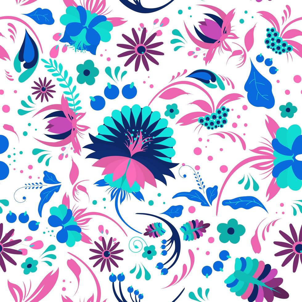 Petrikov painting sample pattern vector. Petrikovsky painting. Floral art poster. Ukrainian folk art. Suitable for design postcards, banners, t-shirts and posters. vector