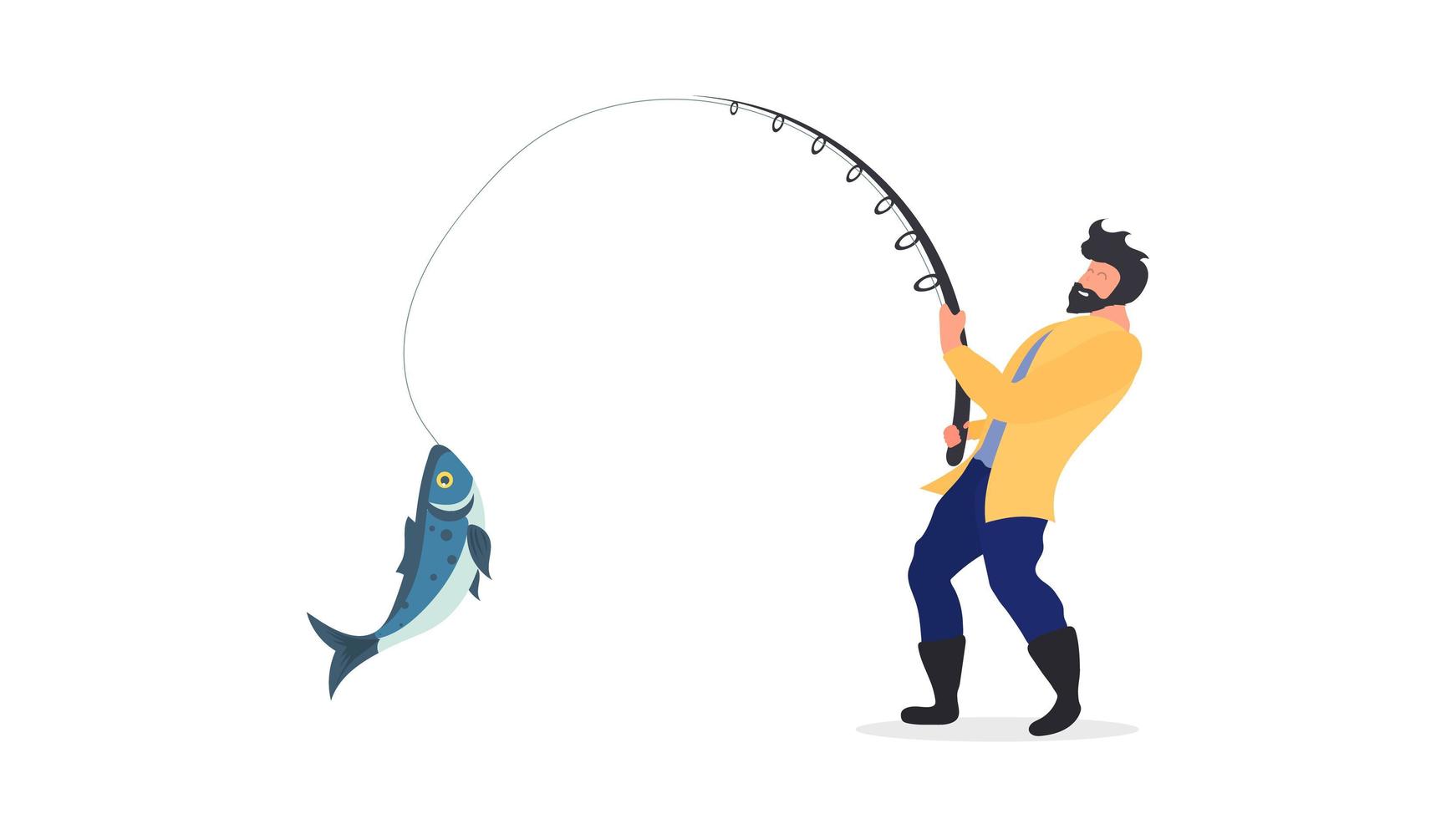 https://static.vecteezy.com/system/resources/previews/005/117/701/non_2x/the-fisherman-is-fishing-a-man-with-a-fishing-rod-pulls-a-big-fish-fishing-concept-isolated-vector.jpg