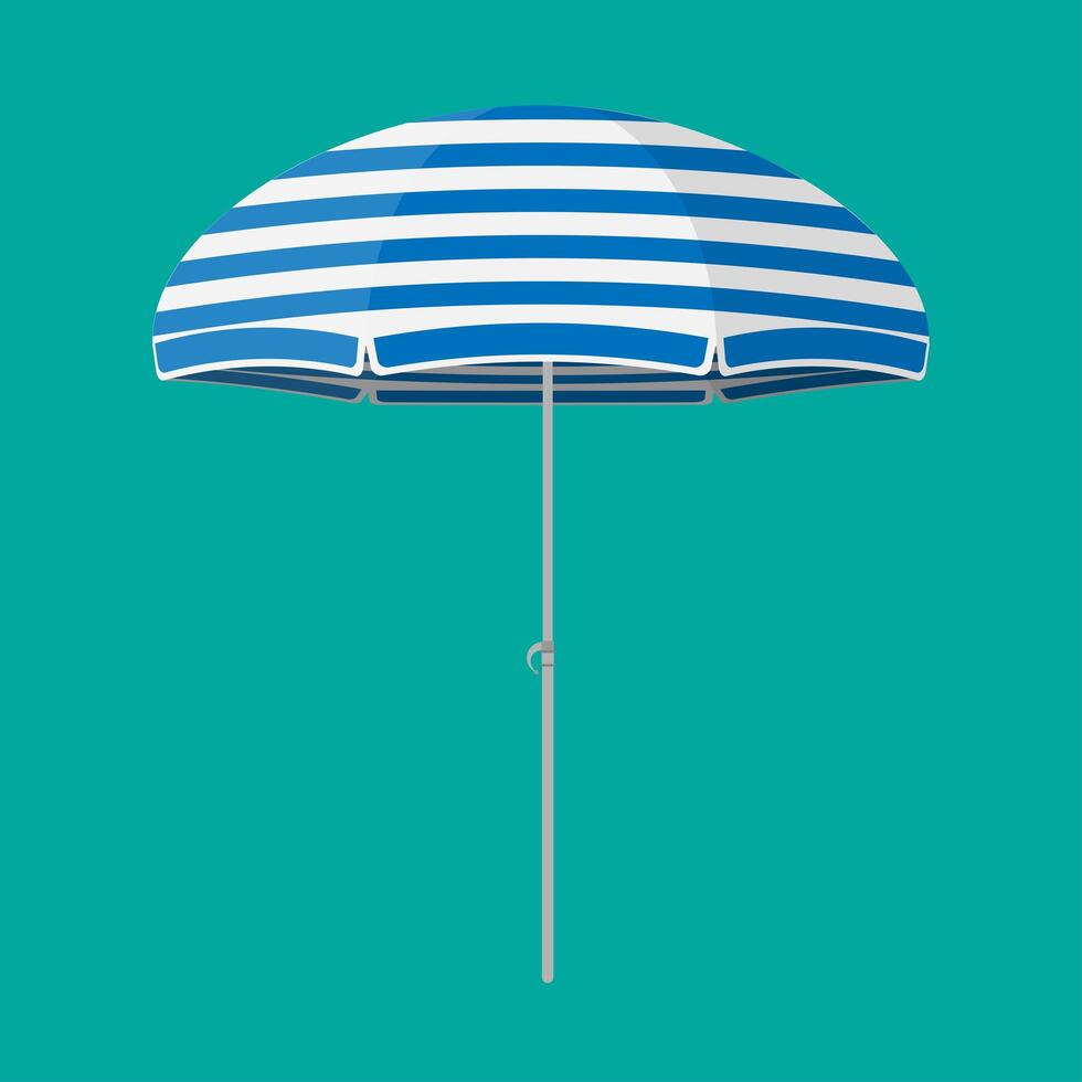 Umbrella from the sun in a flat style. Vector. vector