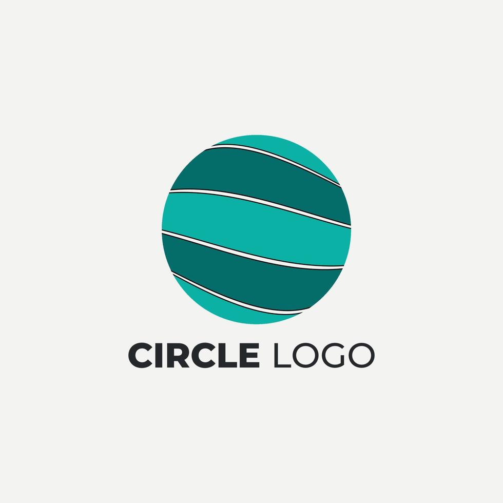 logotipo de círculo simple vector