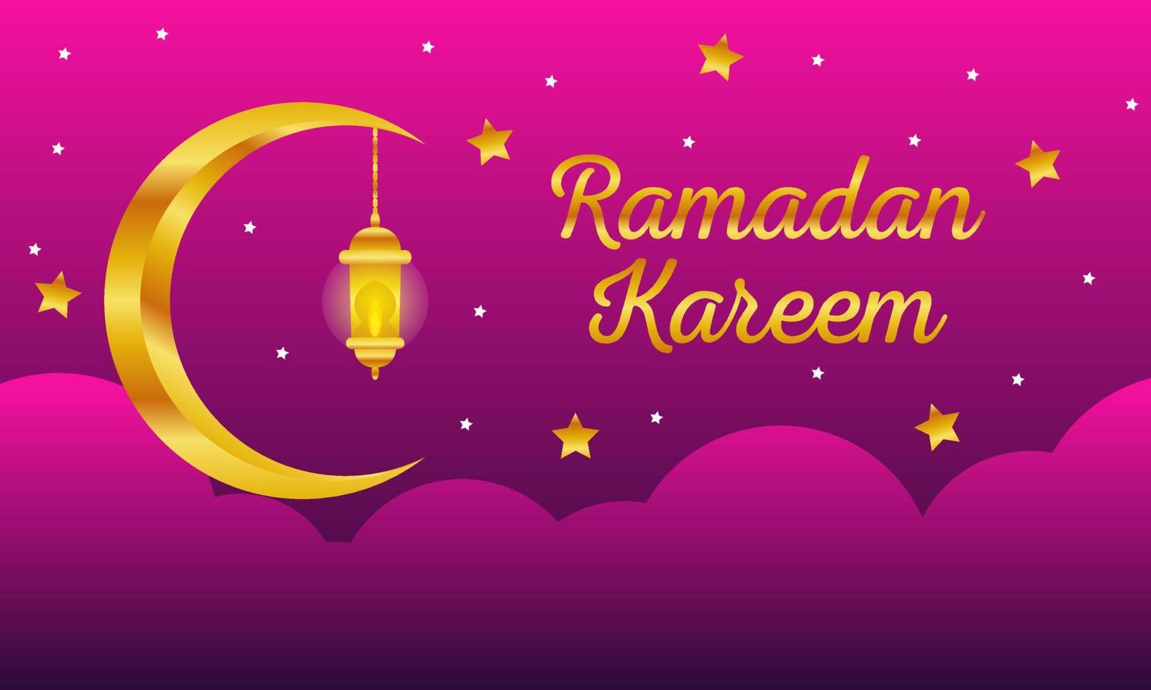 Celebration Ramadan Background Design Template vector