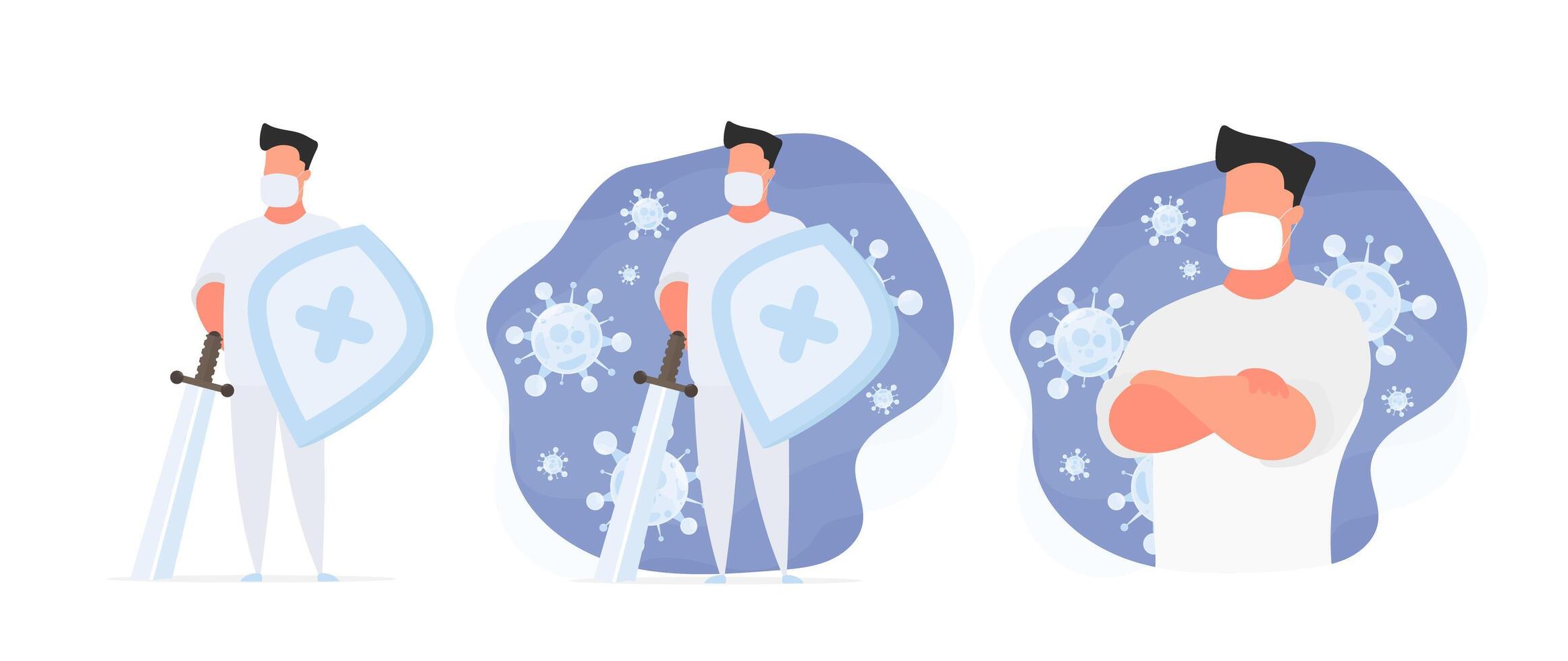 Coronavirus pandemic illustration vector