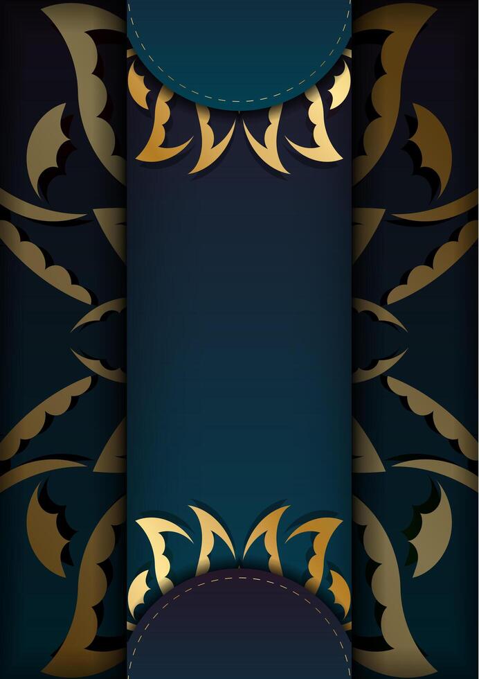 A black and gold background with a gold pattern vector