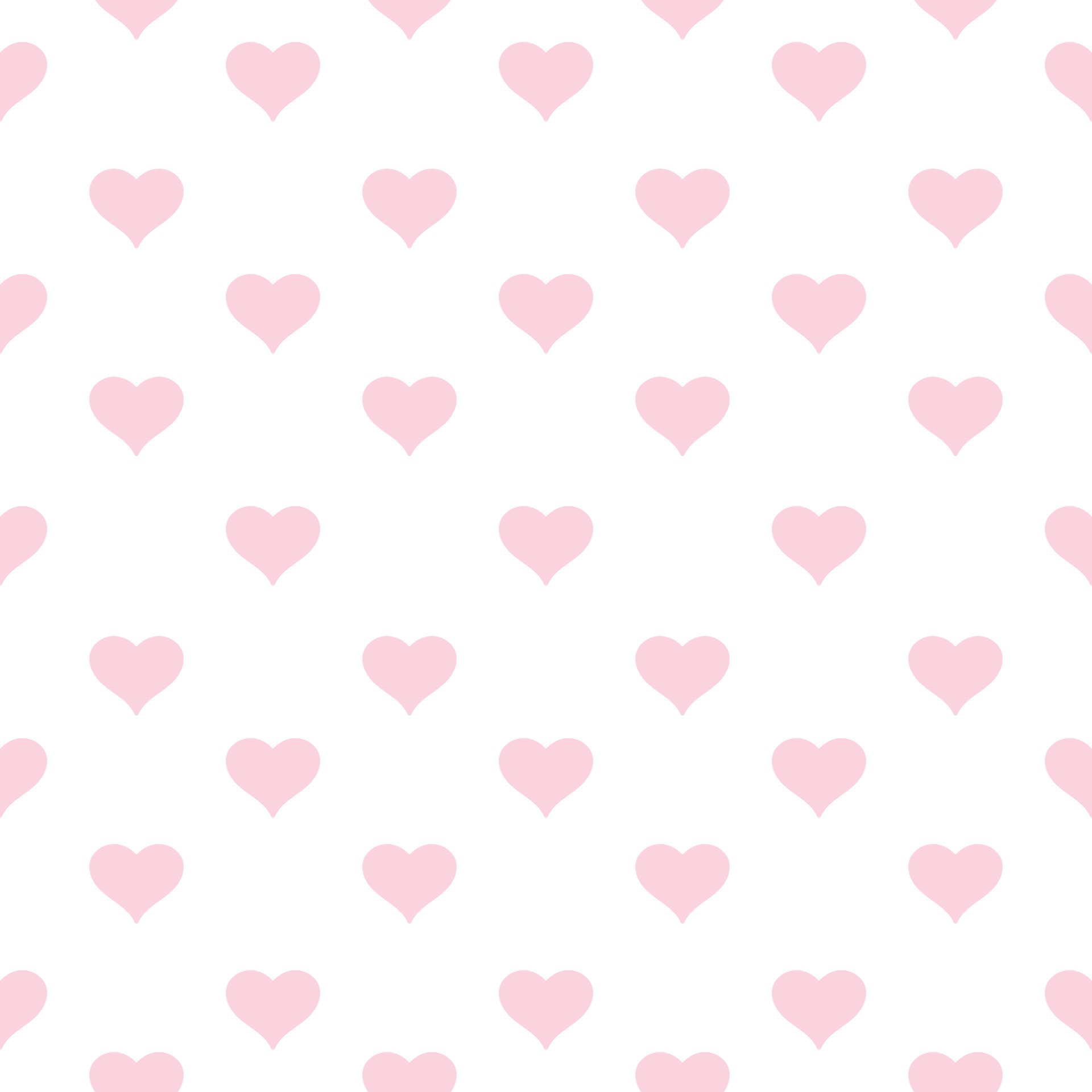 Cute Pink Heart Seamless Pattern White Background 5120269 Vector Art at  Vecteezy