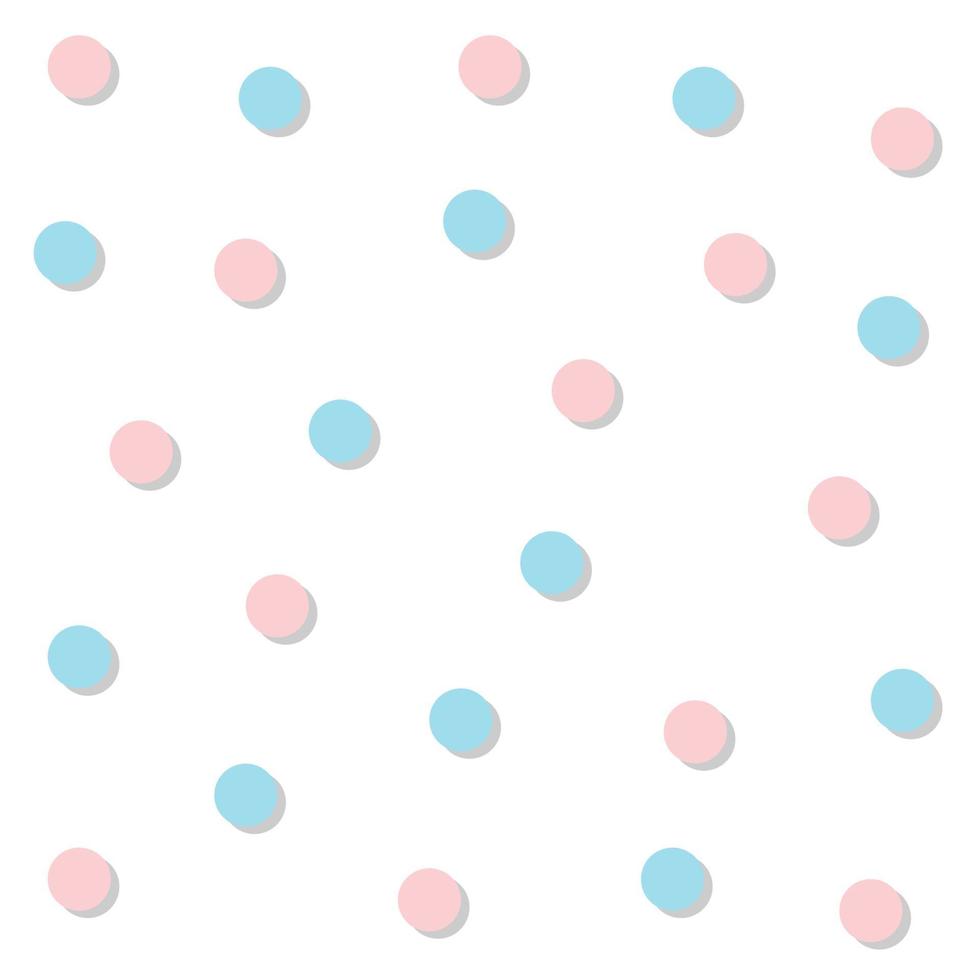 Blue Pink Circle Abstract White Background vector