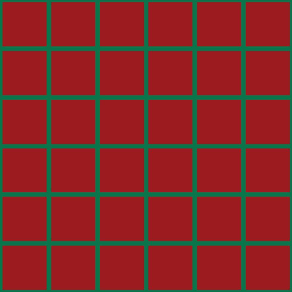 Green Grid Red Christmas Chess Board Background vector