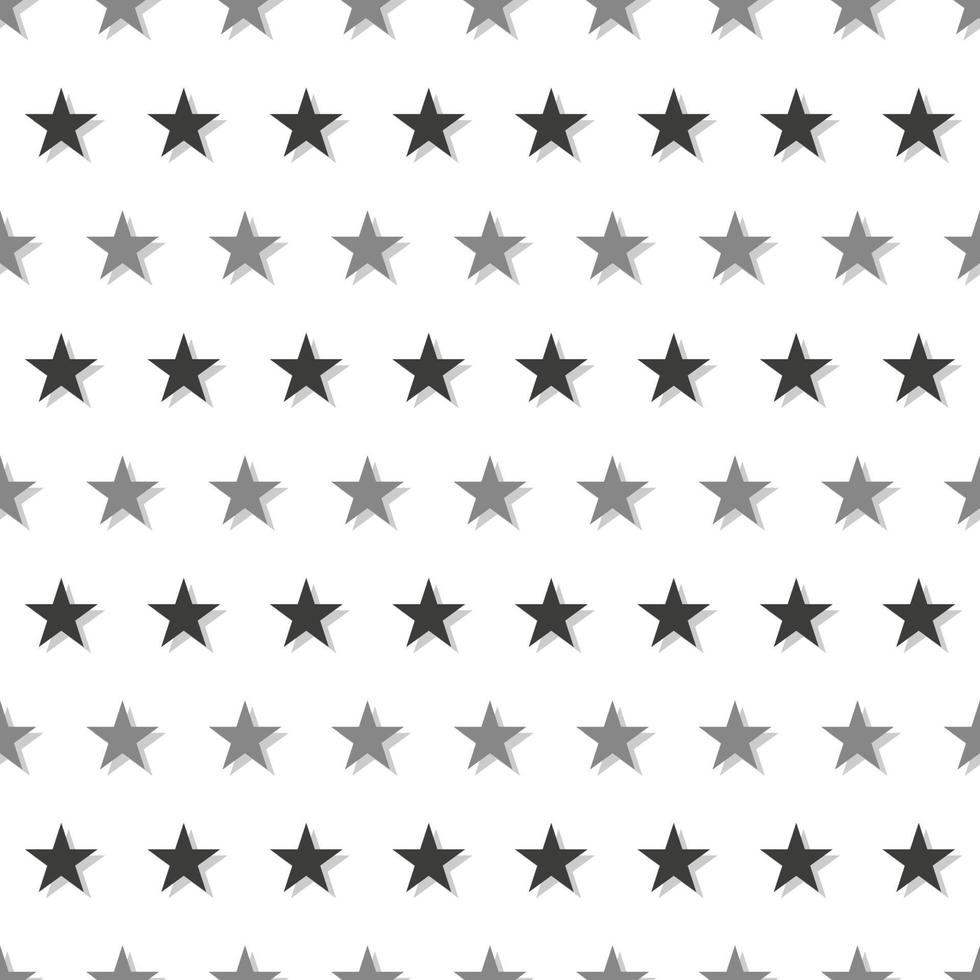 Gray Black Star Abstract White Background vector