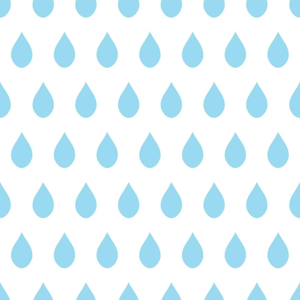 Blue Rain White Background vector