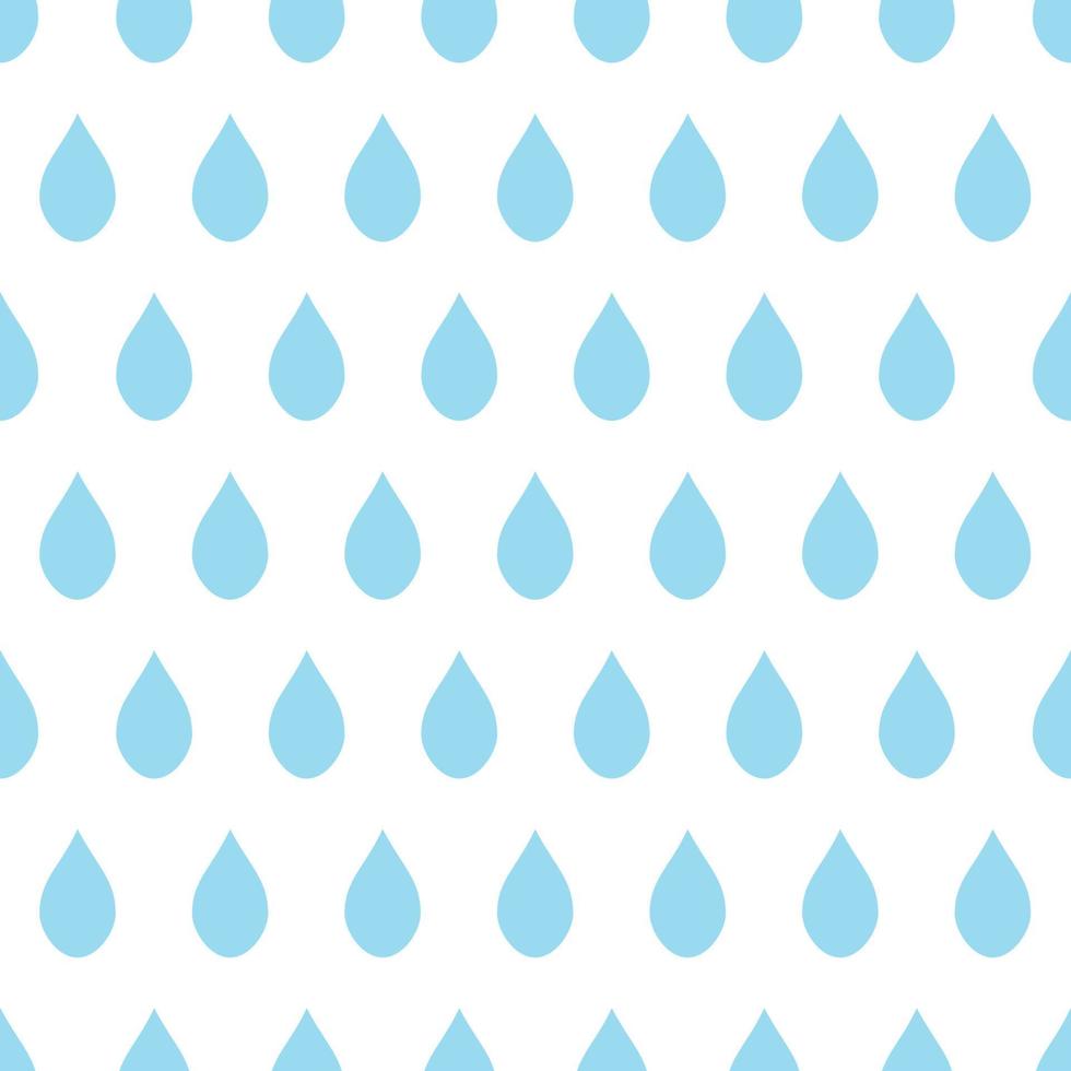 Blue Rain White Background vector