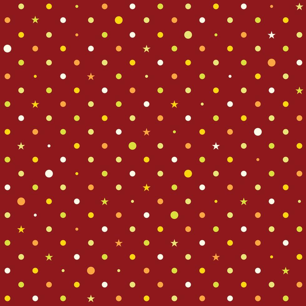 Red Polka Dot Background vector