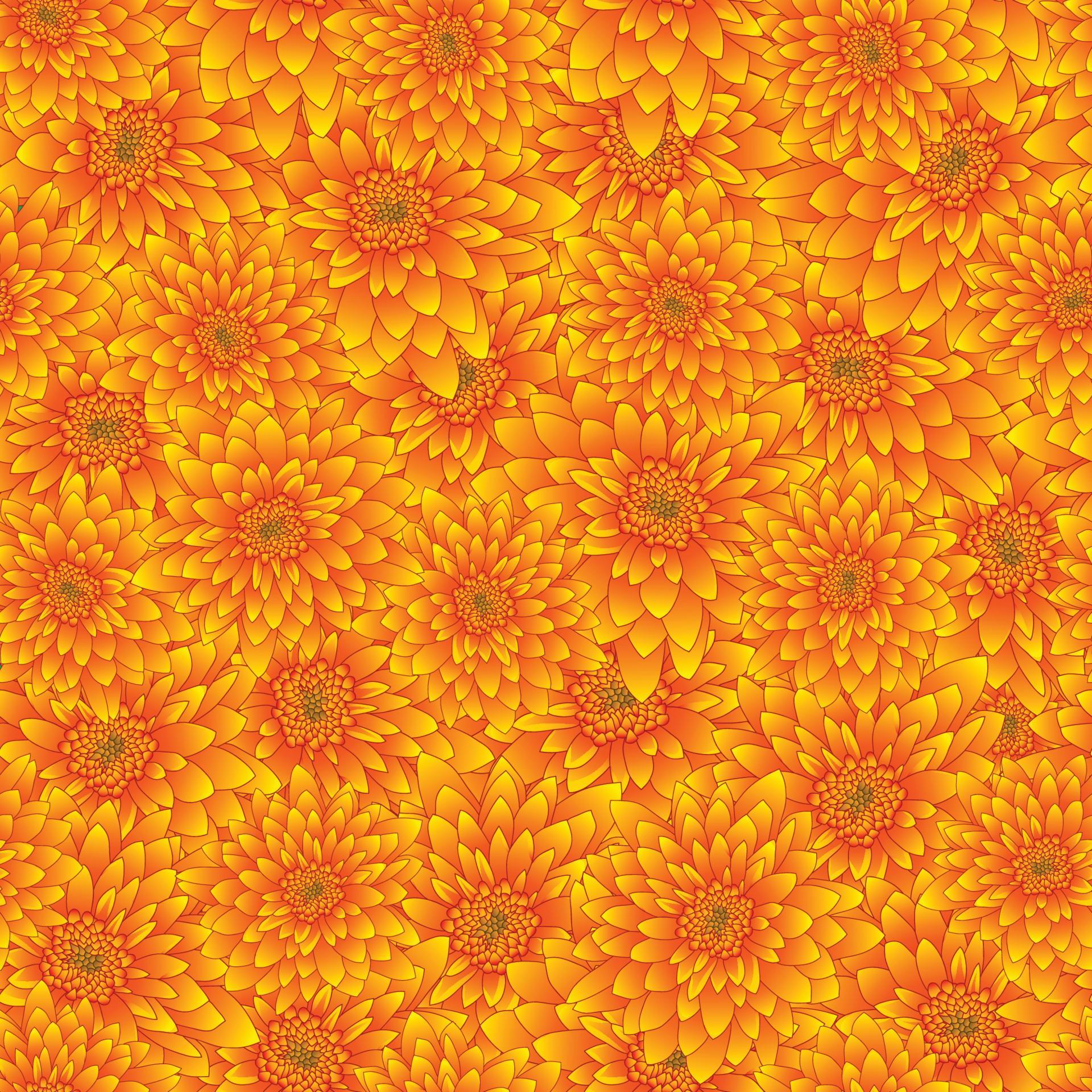 Yellow Chrysanthemum Seamless Background 5121811 Vector Art at Vecteezy
