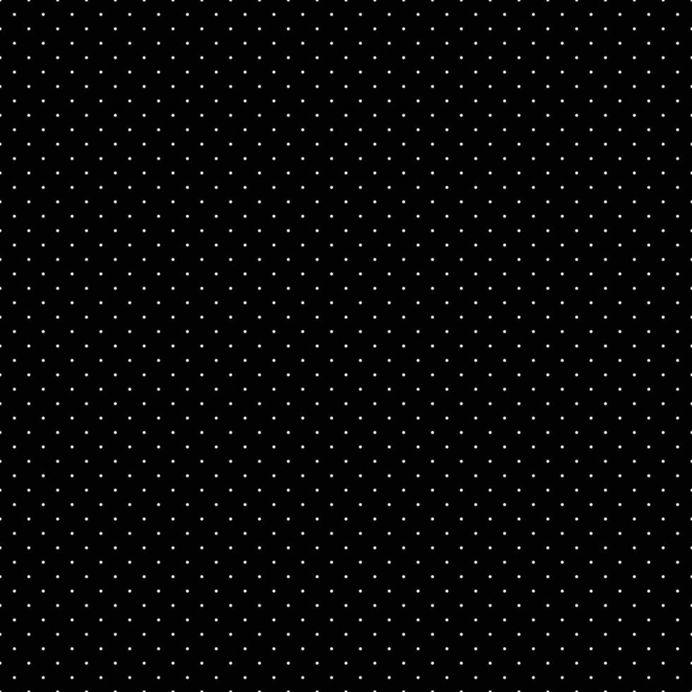 White Dots Black Background vector