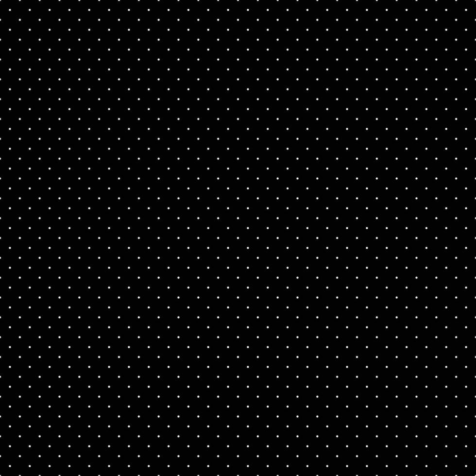 White Dots Black Background vector