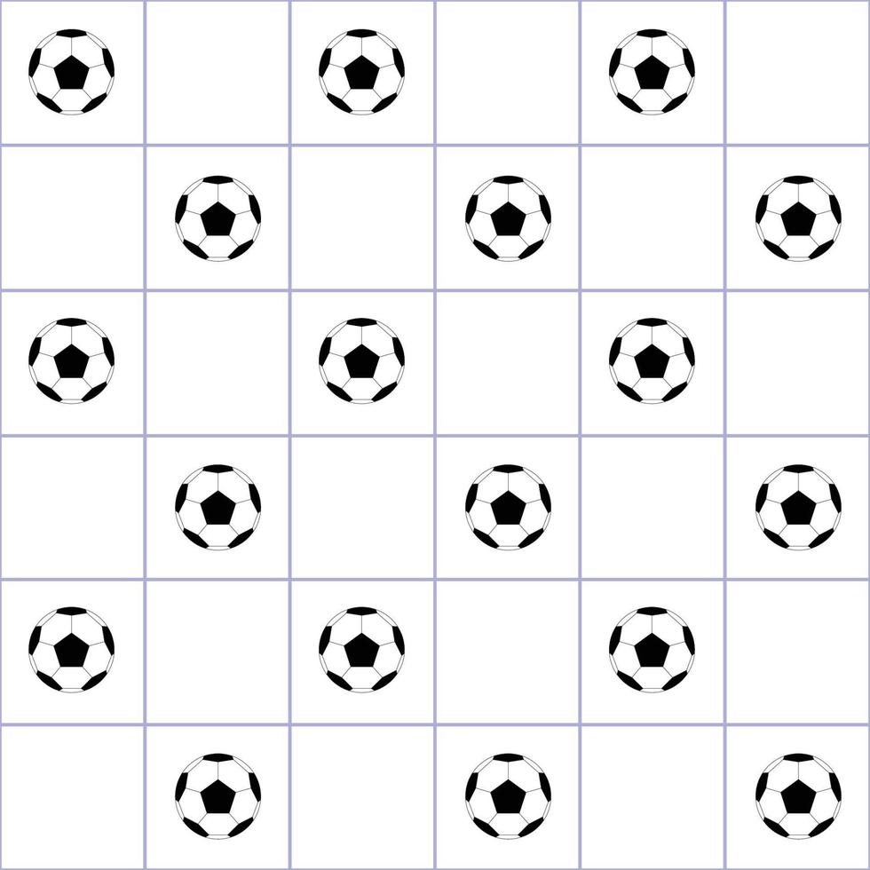 pelota de fútbol púrpura cuadrícula fondo blanco vector
