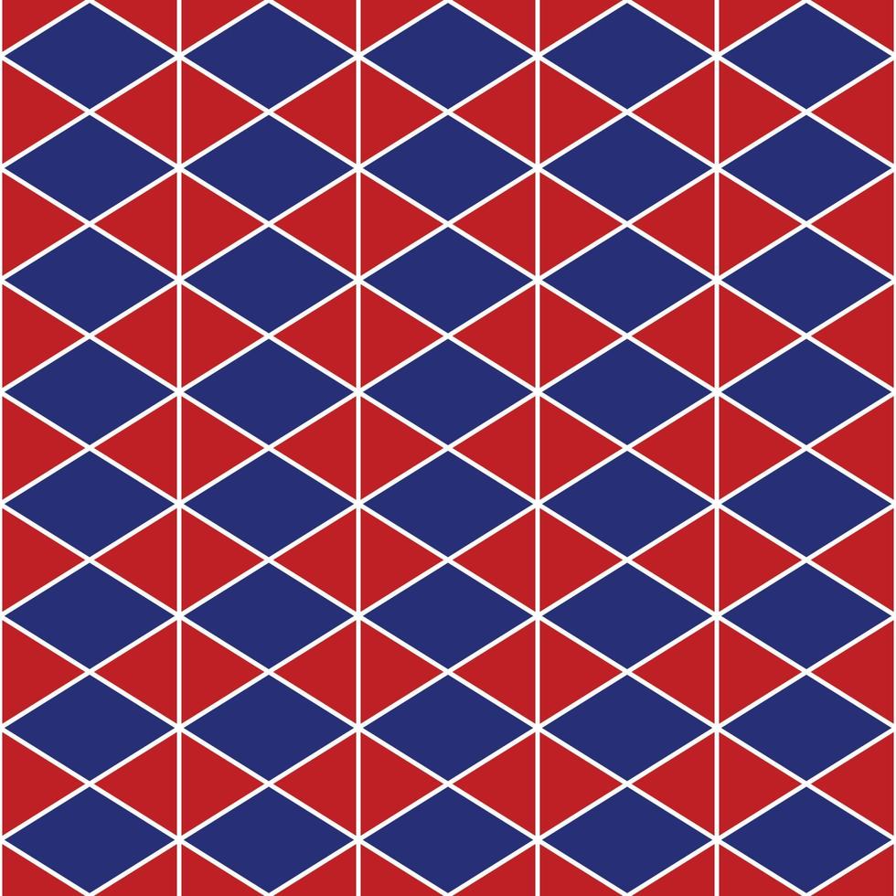 Red Navy Blue Triangle vector