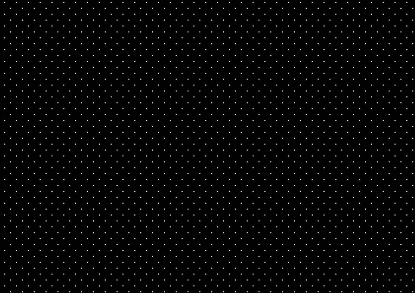 White Dots Black Background vector