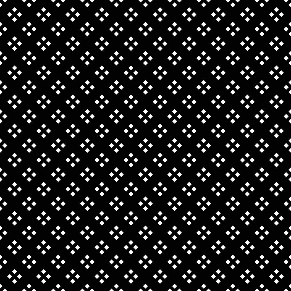 Diamante cuadrado blanco transparente sobre fondo negro vector