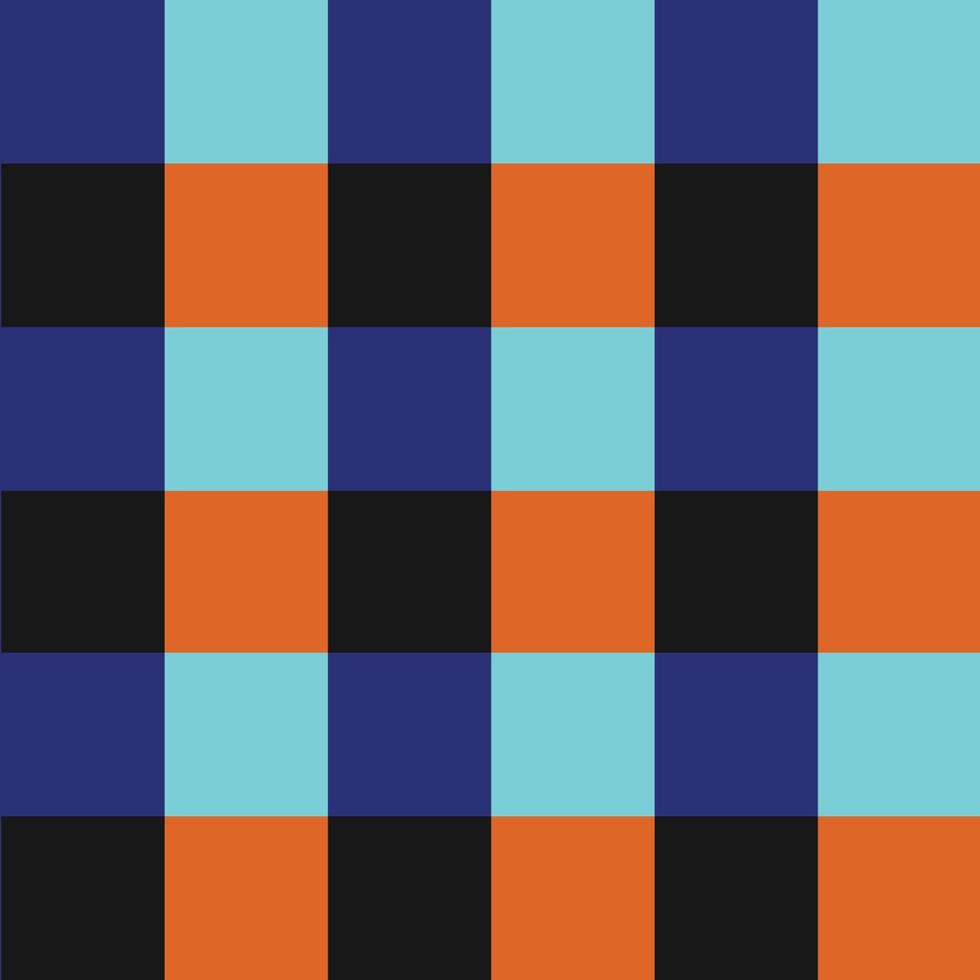 Blue Orange Chess Board Background vector