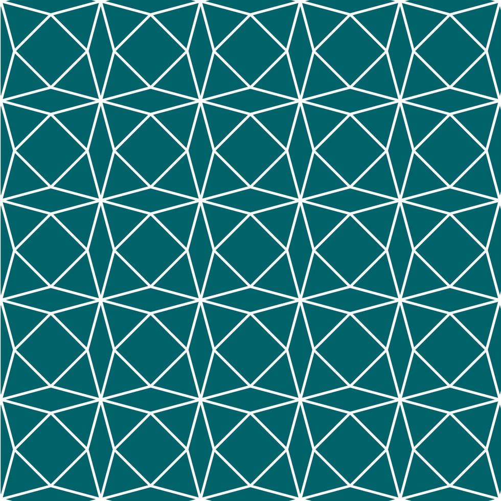 Green Teal Geometric Paper Pattern Seamless Background vector