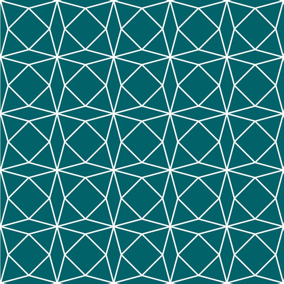 Green Teal Geometric Paper Pattern Seamless Background vector