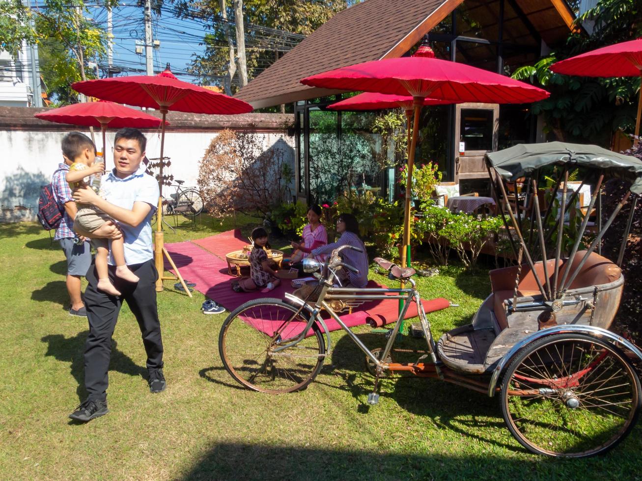 centro de arquitectura lanna facultad de arquitectura chiang mai tailandia11 de enero de 2020exhibición e investigación de información sobre la historia de la arquitectura lanna.edificios de más de 120 años. foto