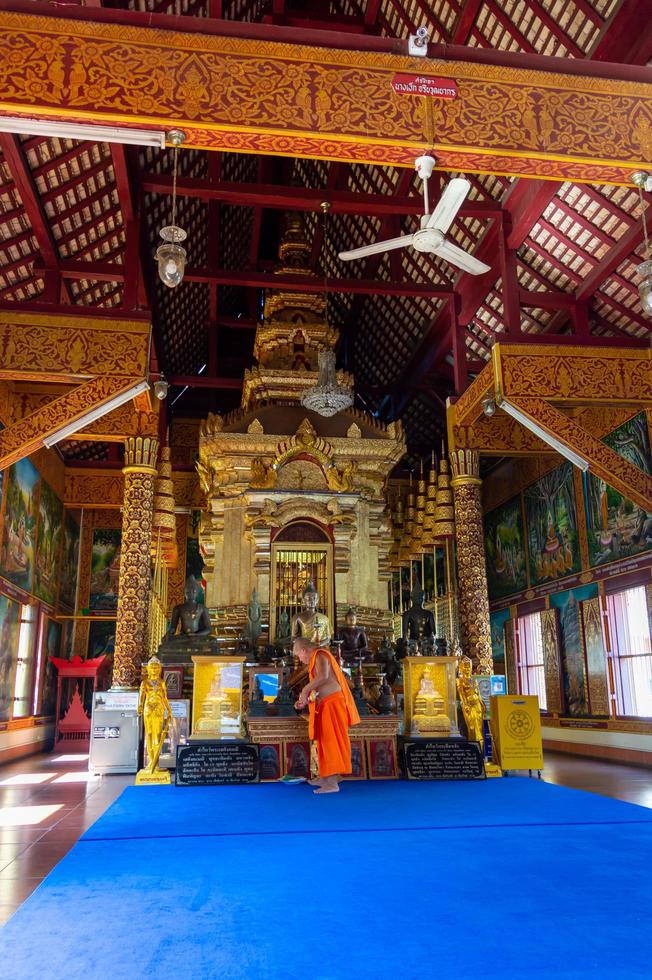 WAT CHIANG MAN CHIANG MAI THAILAND10 JANUARY 2020Wat Chiang Man was built by Mangrai 209 in 1297. It was the first temple in Chiang Mai the location of Wiang Nop Buri a fortress of Lawa people. photo