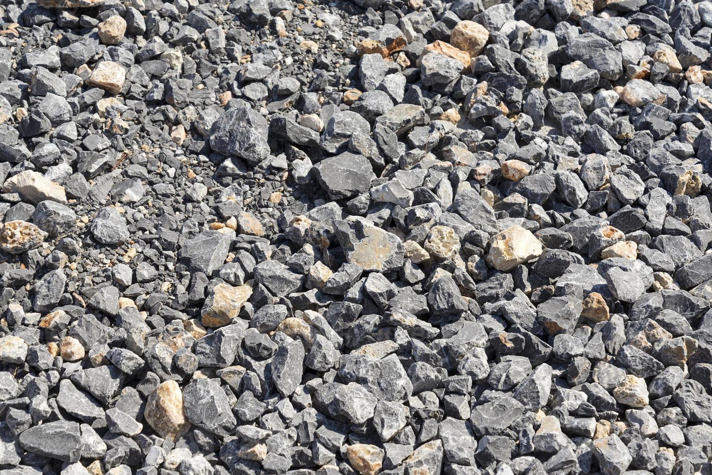 Many gray stones as texture. photo