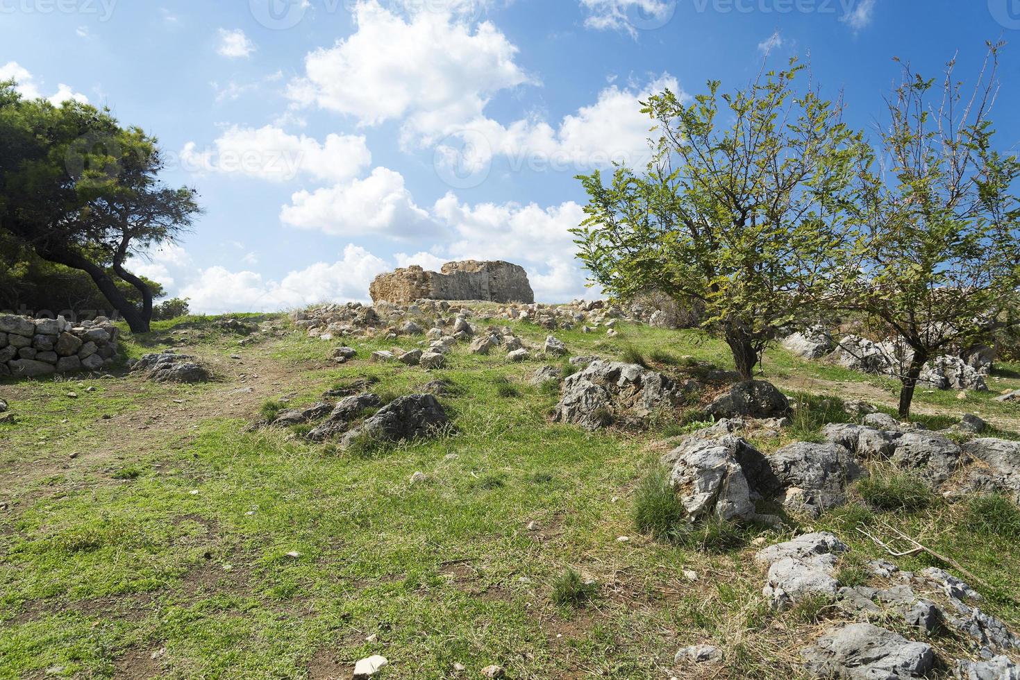 Bastion of citadel Fortezza in city of Rethymno, Crete, Greece photo