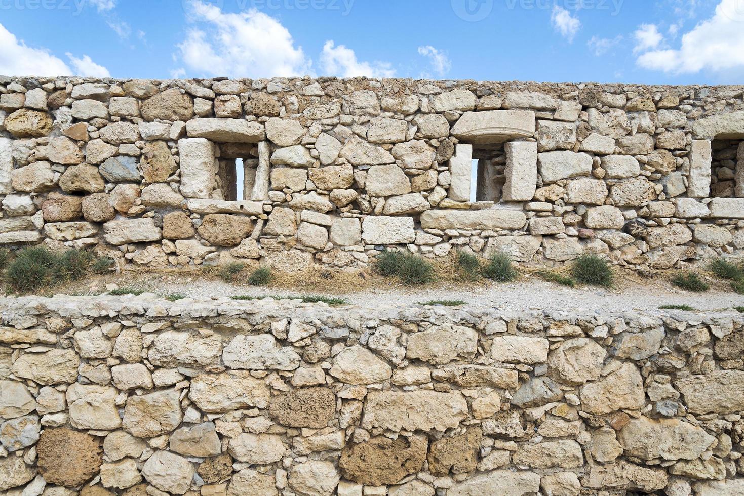 Bastion of citadel Fortezza in city of Rethymno, Crete, Greece photo