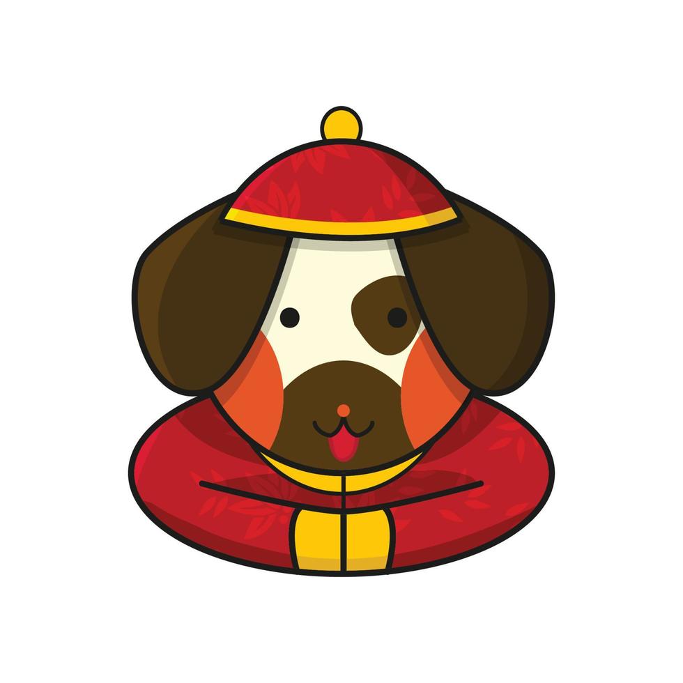 Dog Chinese  Vector