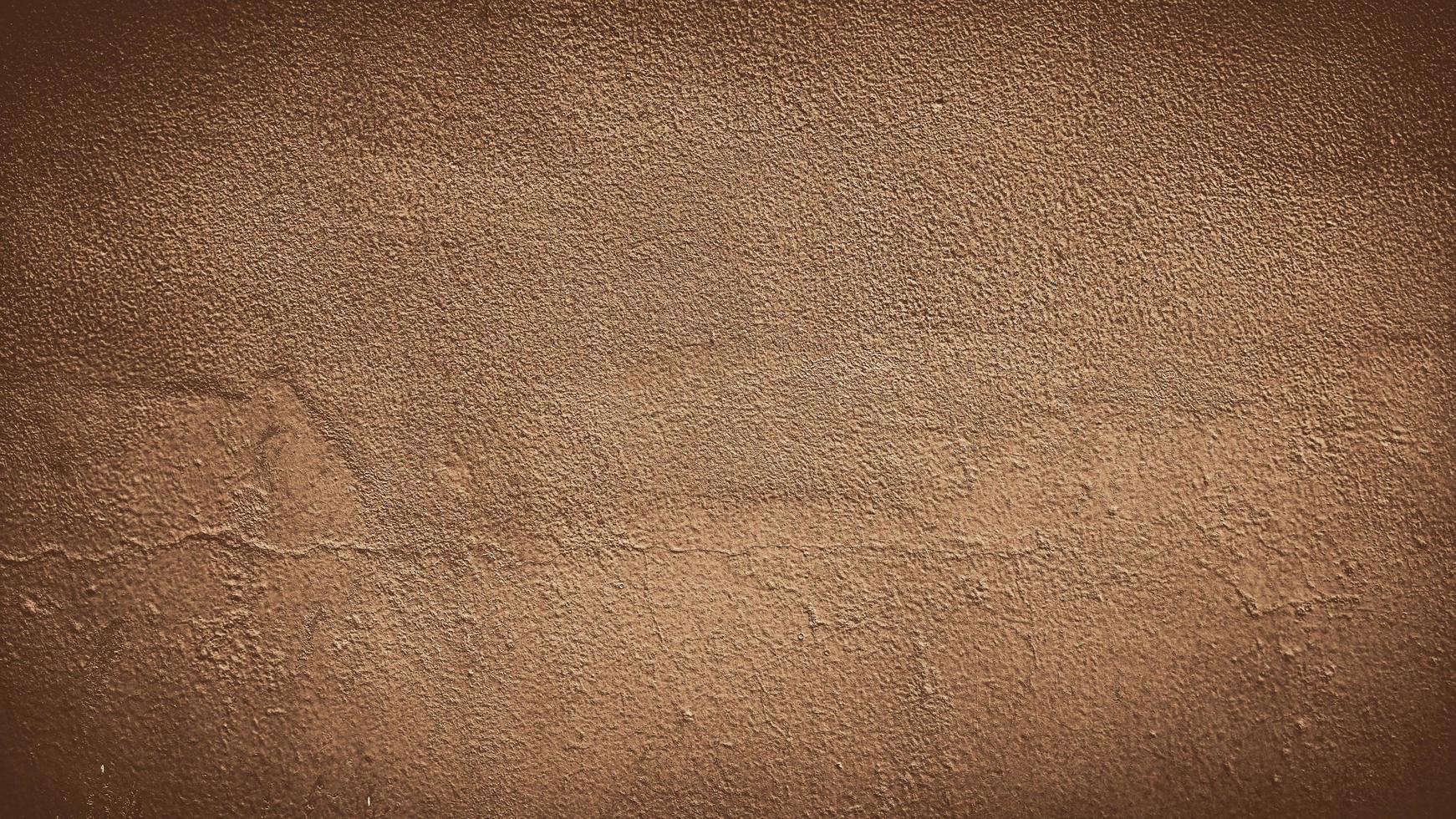 Fondo de textura de pared de hormigón de cemento abstracto clásico vintage marrón foto