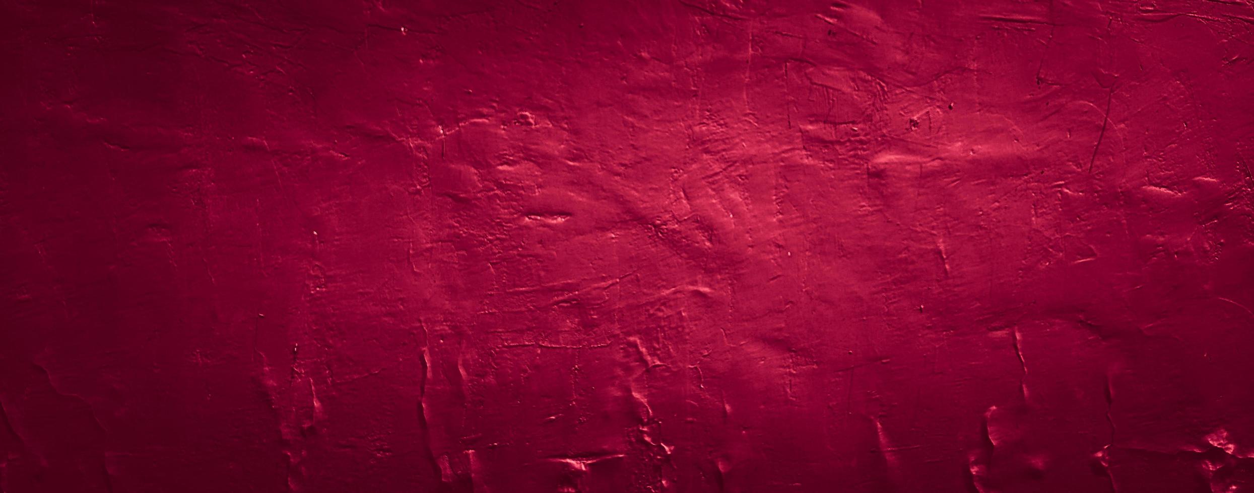 Fondo de textura de pared de hormigón de cemento abstracto rojo sucio foto