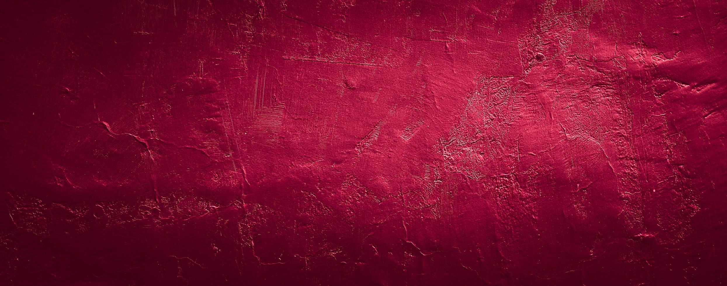 Fondo de textura de pared de hormigón de cemento abstracto rojo sucio foto