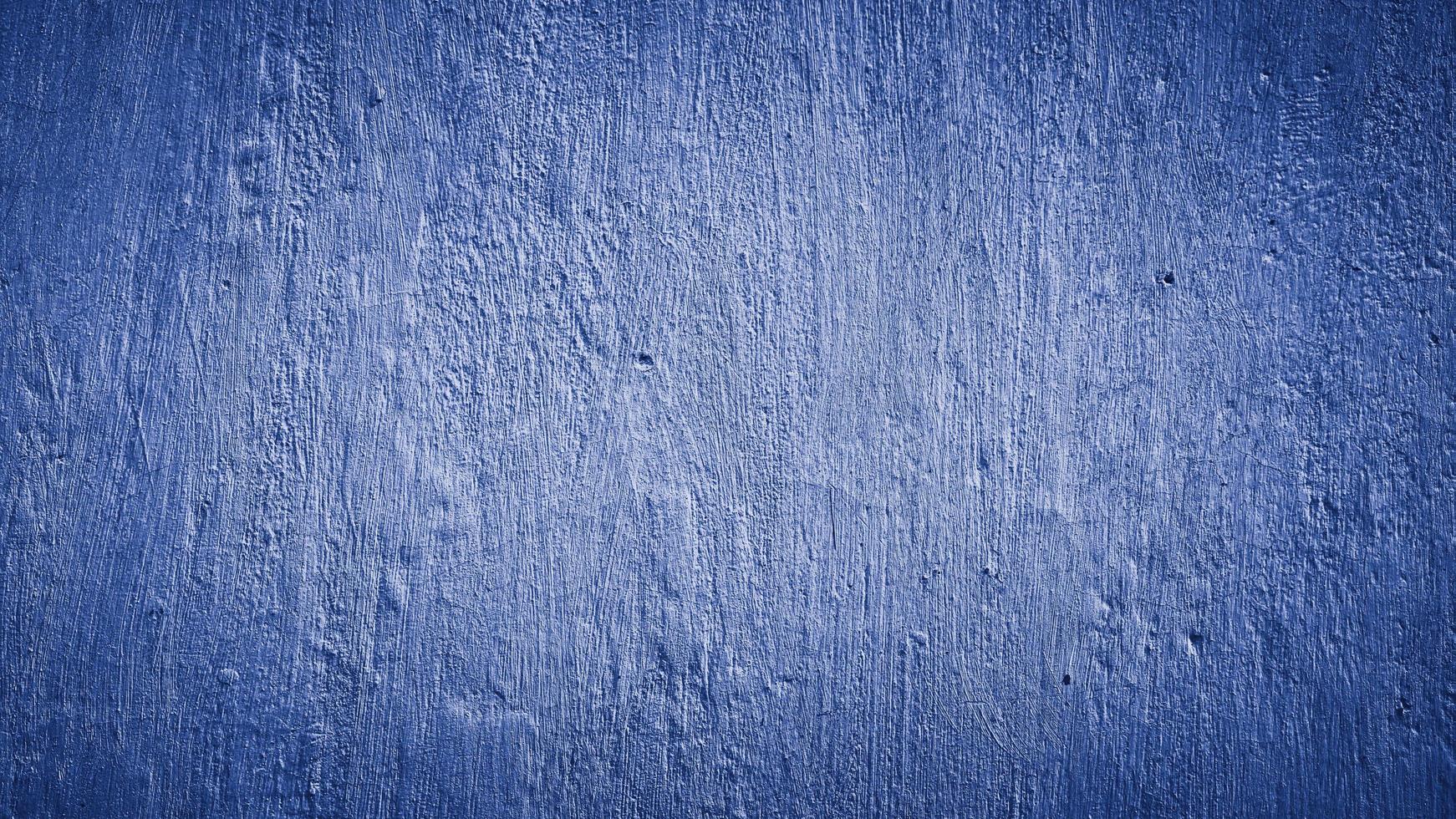 Fondo de textura de pared de hormigón de cemento abstracto de viñeta azul foto