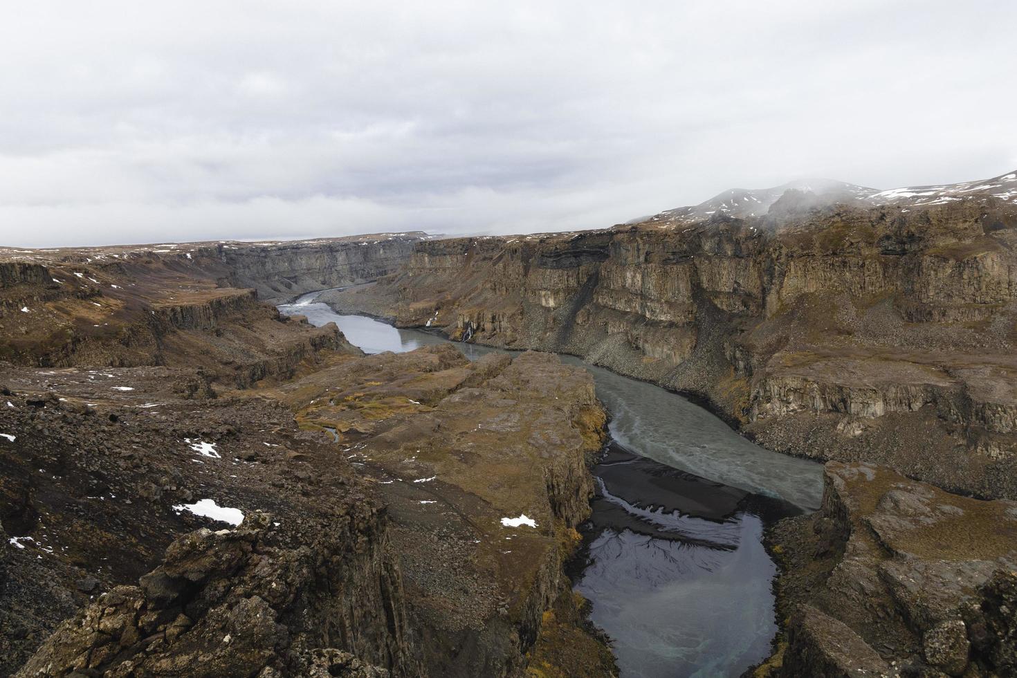 Hafragilsfoss Canyon Iceland photo