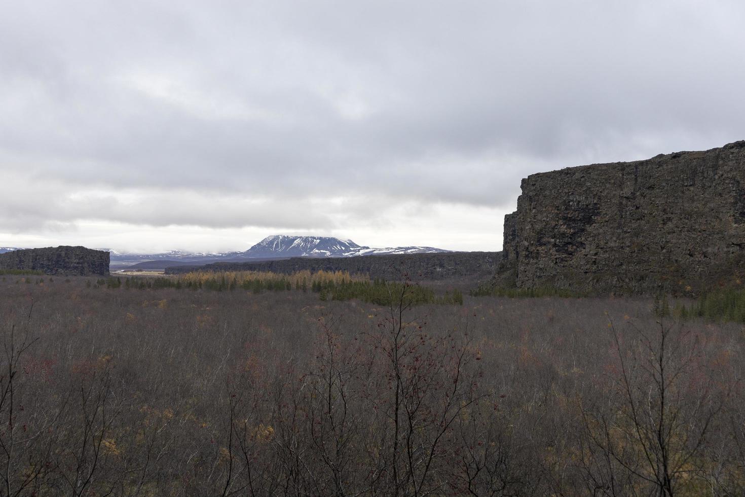 cañón de asbyrgi islandia foto