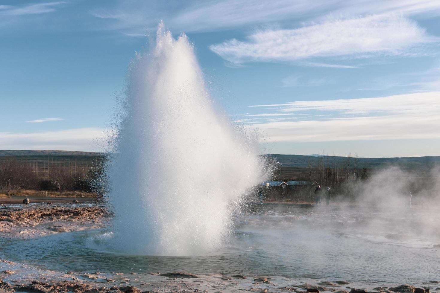 Geysir and Strokkur, Iceland photo