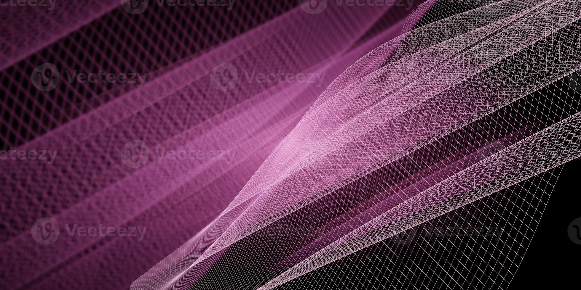 Abstract 3d mesh wave background. Futuristic technology style. Elegant background for business presentations. photo