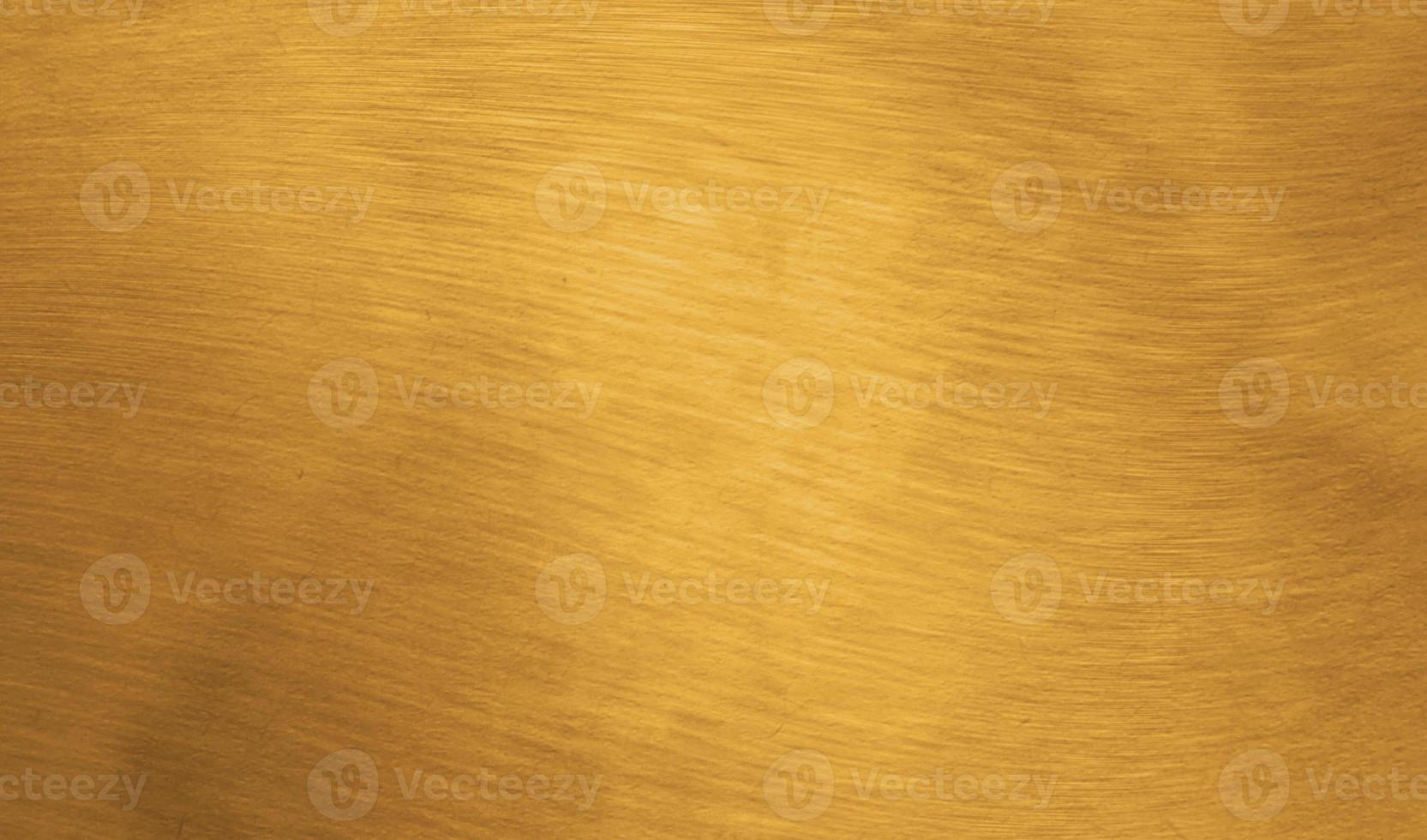 Gold foil texture background with brush strokes photo