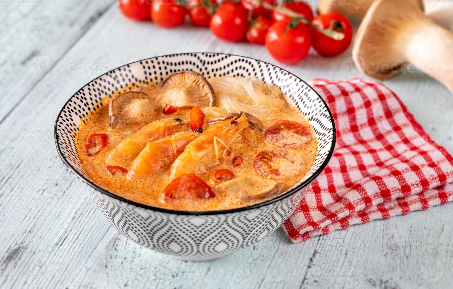 Bowl of Tom Yum photo