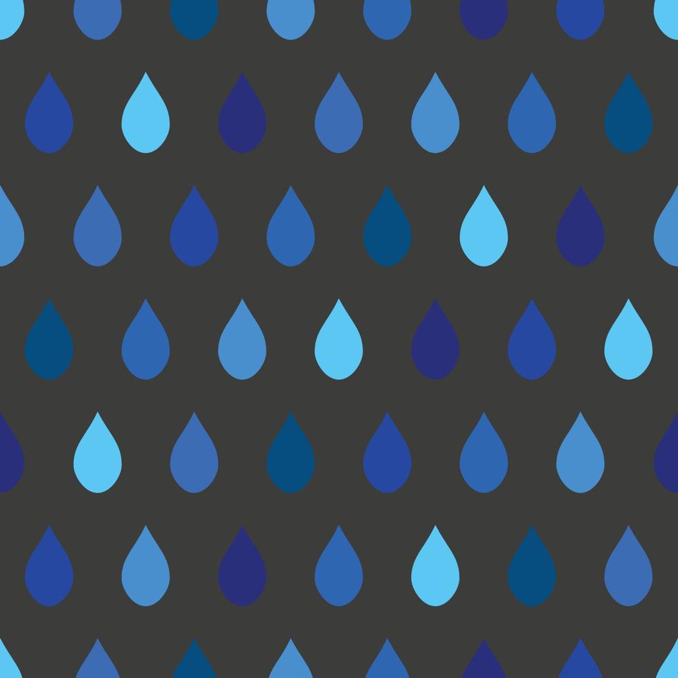 tono azul lluvia fondo gris vector