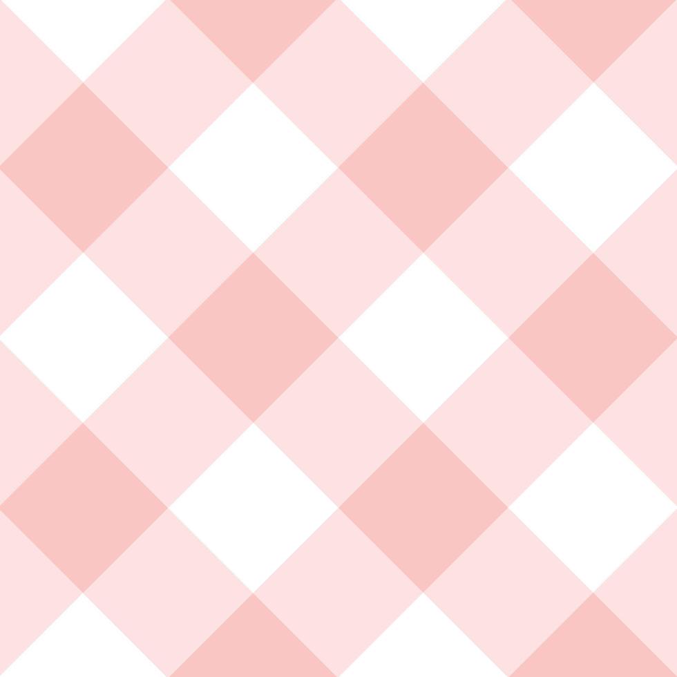 Rose Quartz White Diamond Chessboard Background vector