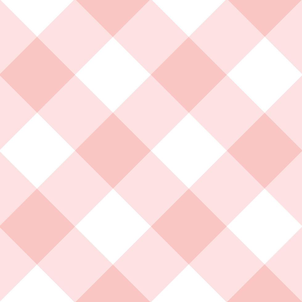 Rose Quartz White Diamond Chessboard Background vector