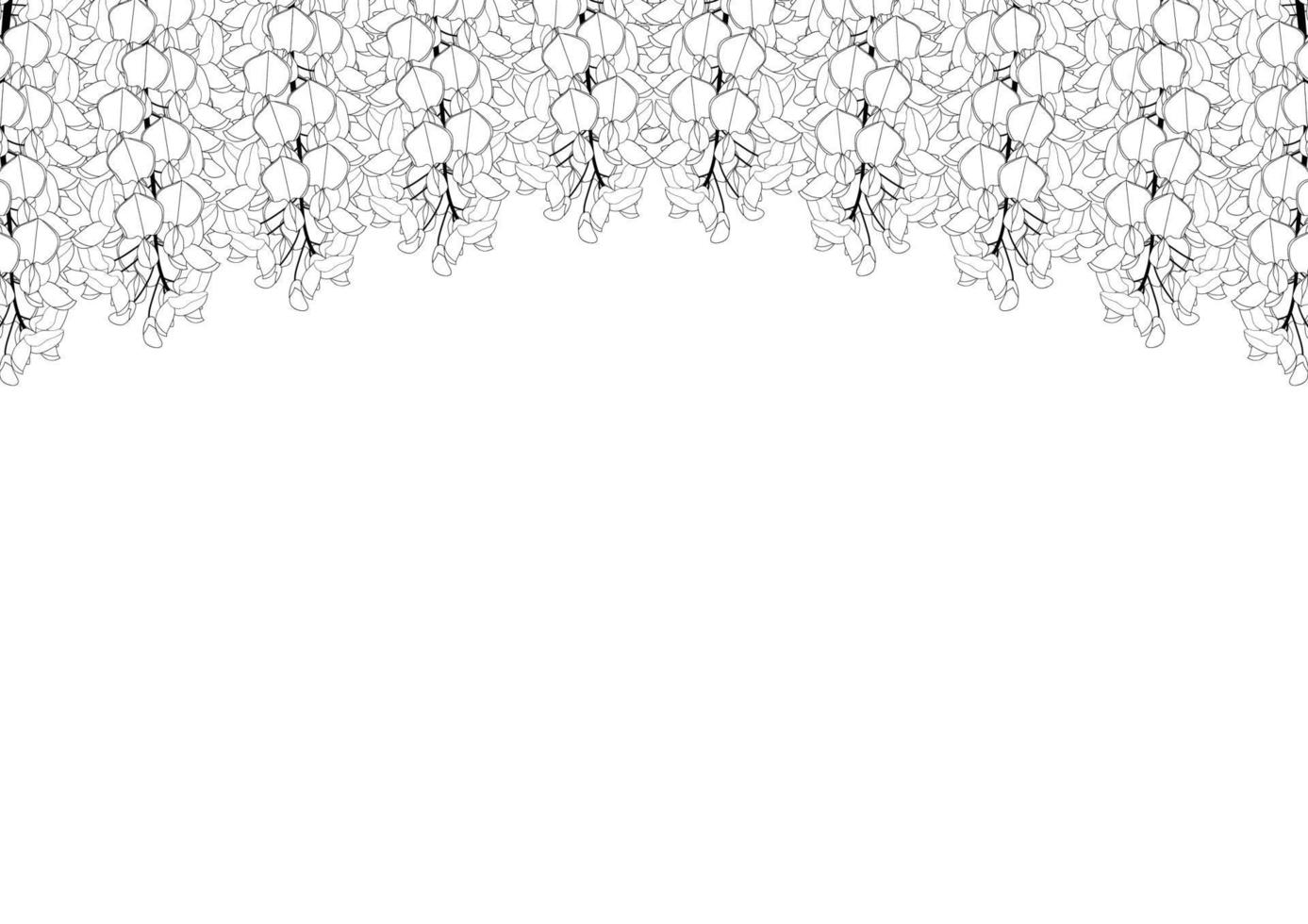 Wisteria Background with copy space vector