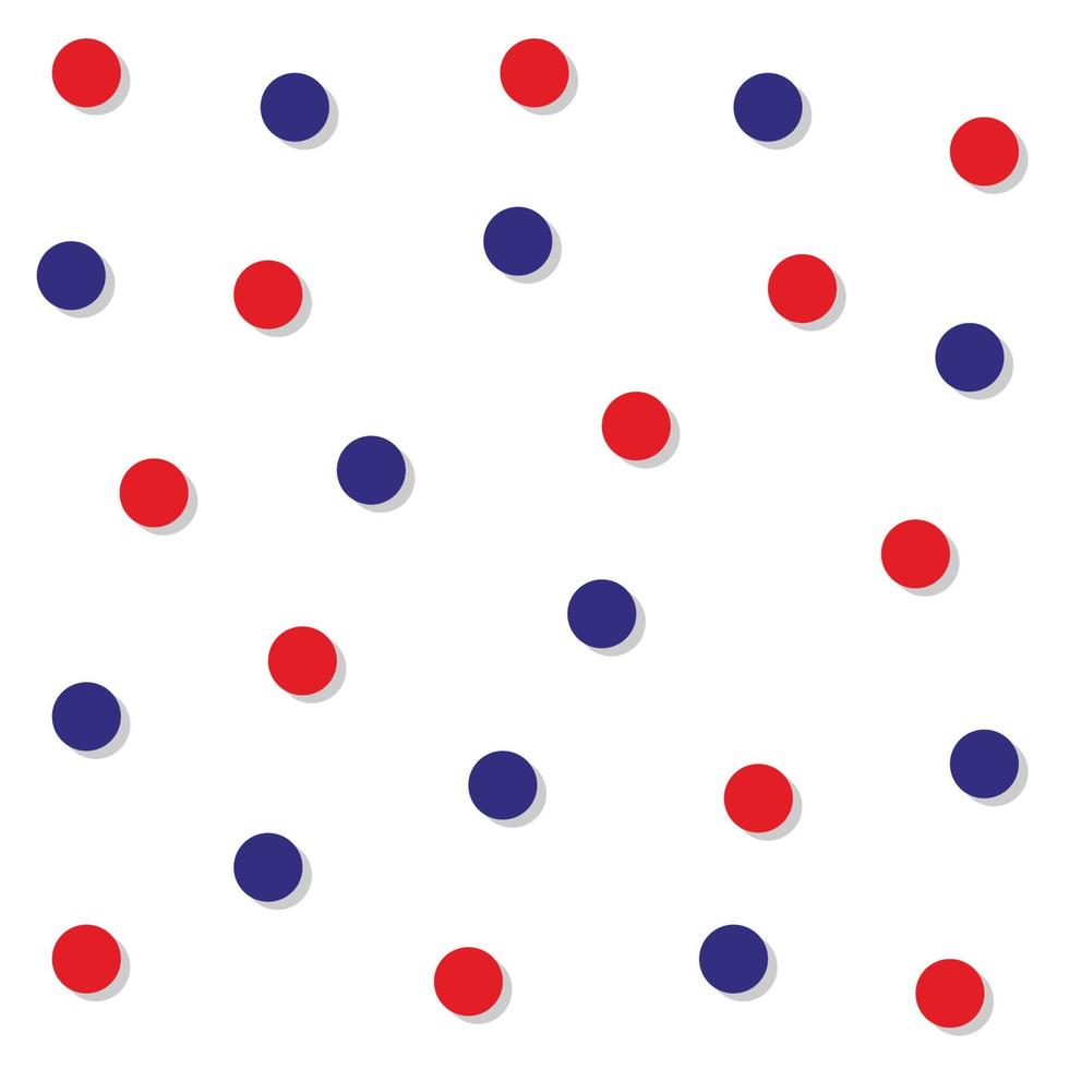 Red Blue Circle Abstract White Background vector