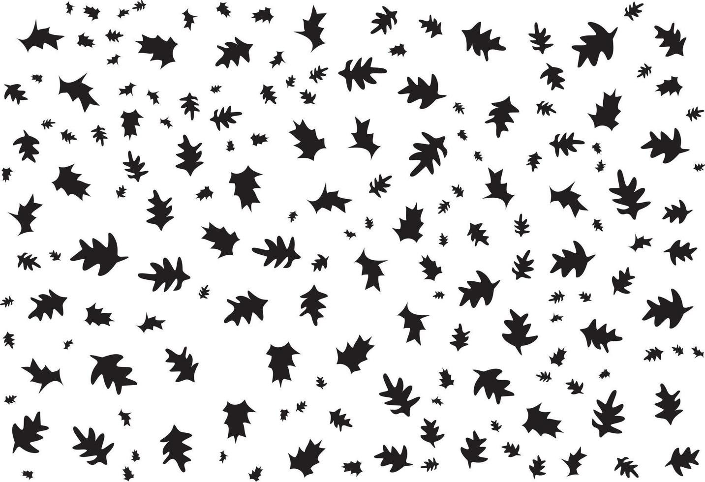 tropical and polka leaf pattern vector