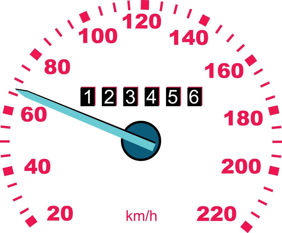 speed meter design vector