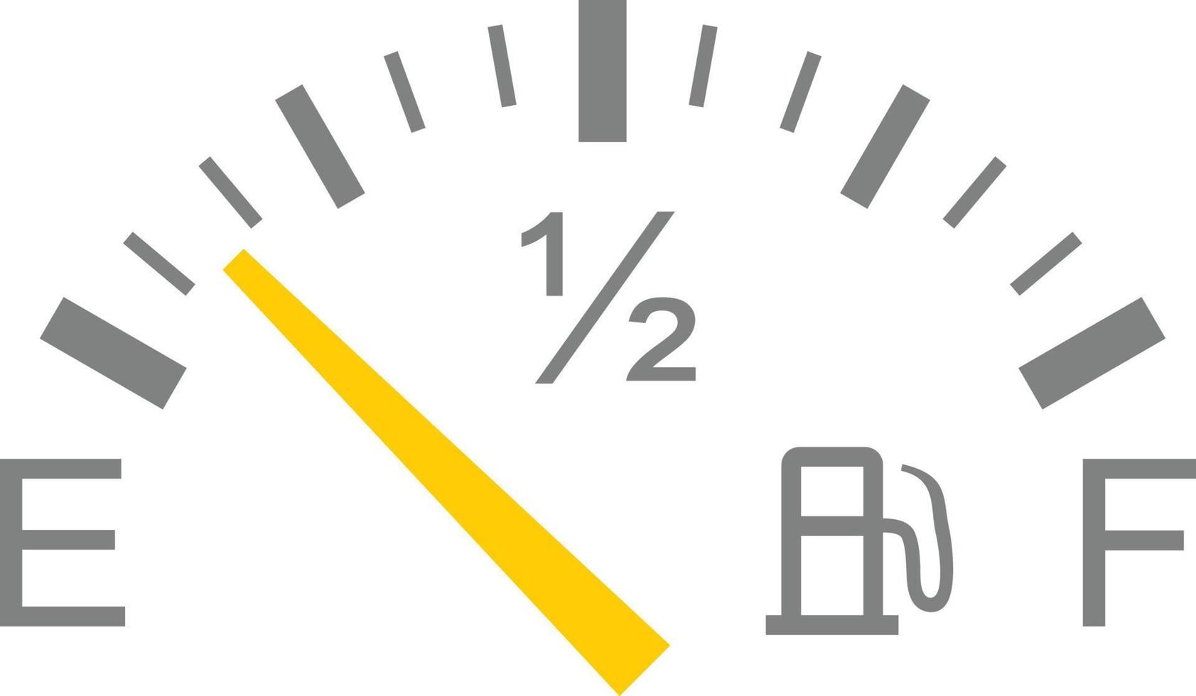 fuel meter icon vector
